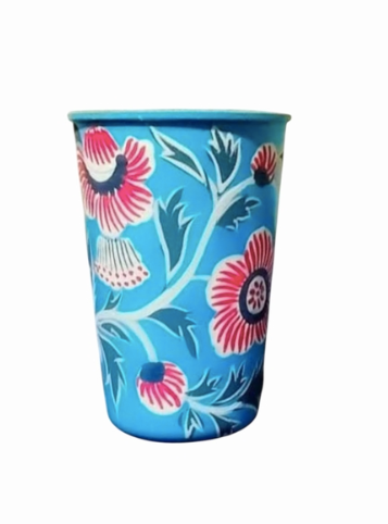 Curiosity Lab - Wholesale Drinking Glass/Cup - Hand-painted food-grade stainless steel tumbler Srinagar Grand24