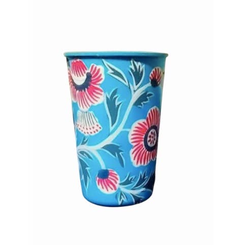 Curiosity Lab - Wholesale Drinking Glass/Cup - Hand-painted food-grade stainless steel tumbler Srinagar Grand24