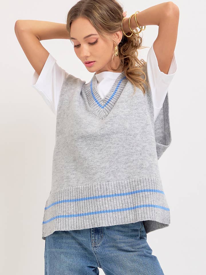 Sweet Lovely by Jen - Wholesale Knit Sweater - Women's - EFFORTLESSLY ESSENTIAL KNIT TOP/VEST15