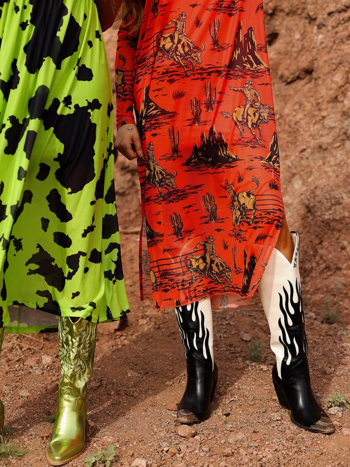 Burnt Toast - Wholesale Dress - Women's - Hold Your Horses Boxy Mesh Dress1