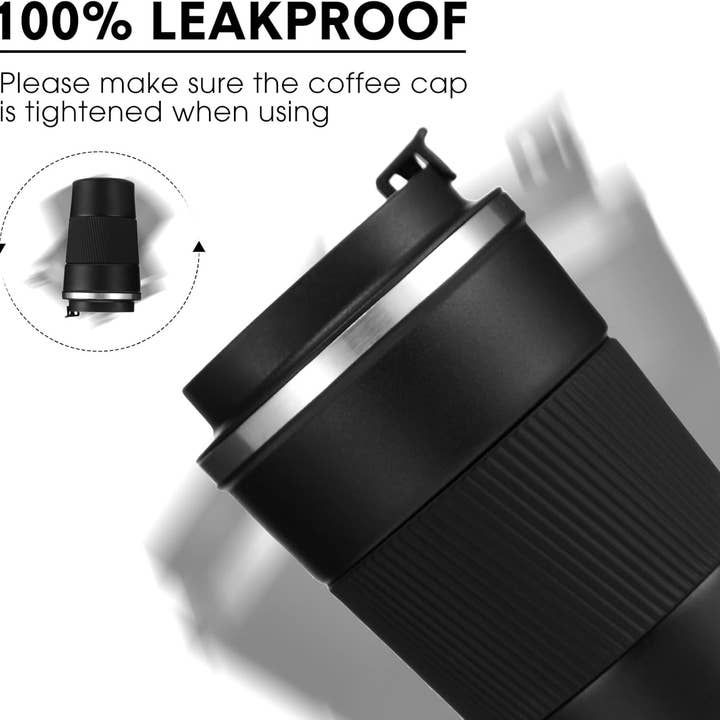 Crover - Wholesale Insulated Mug/Tumbler - 13oz Insulated Coffee Mugs with Leakproof Lid2