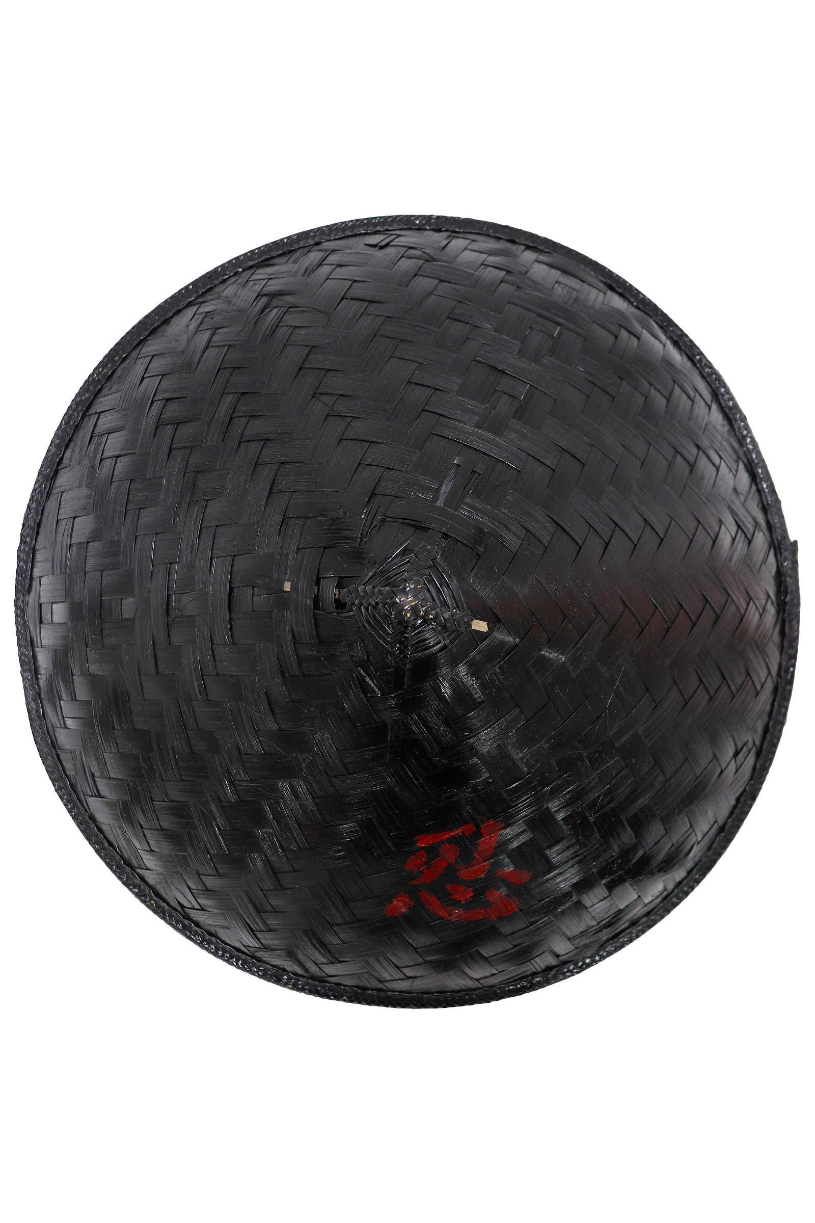 NOIR Chapeau Ninja Samurai Coolie Rice élégant en bambou noir en vente sur Faire2