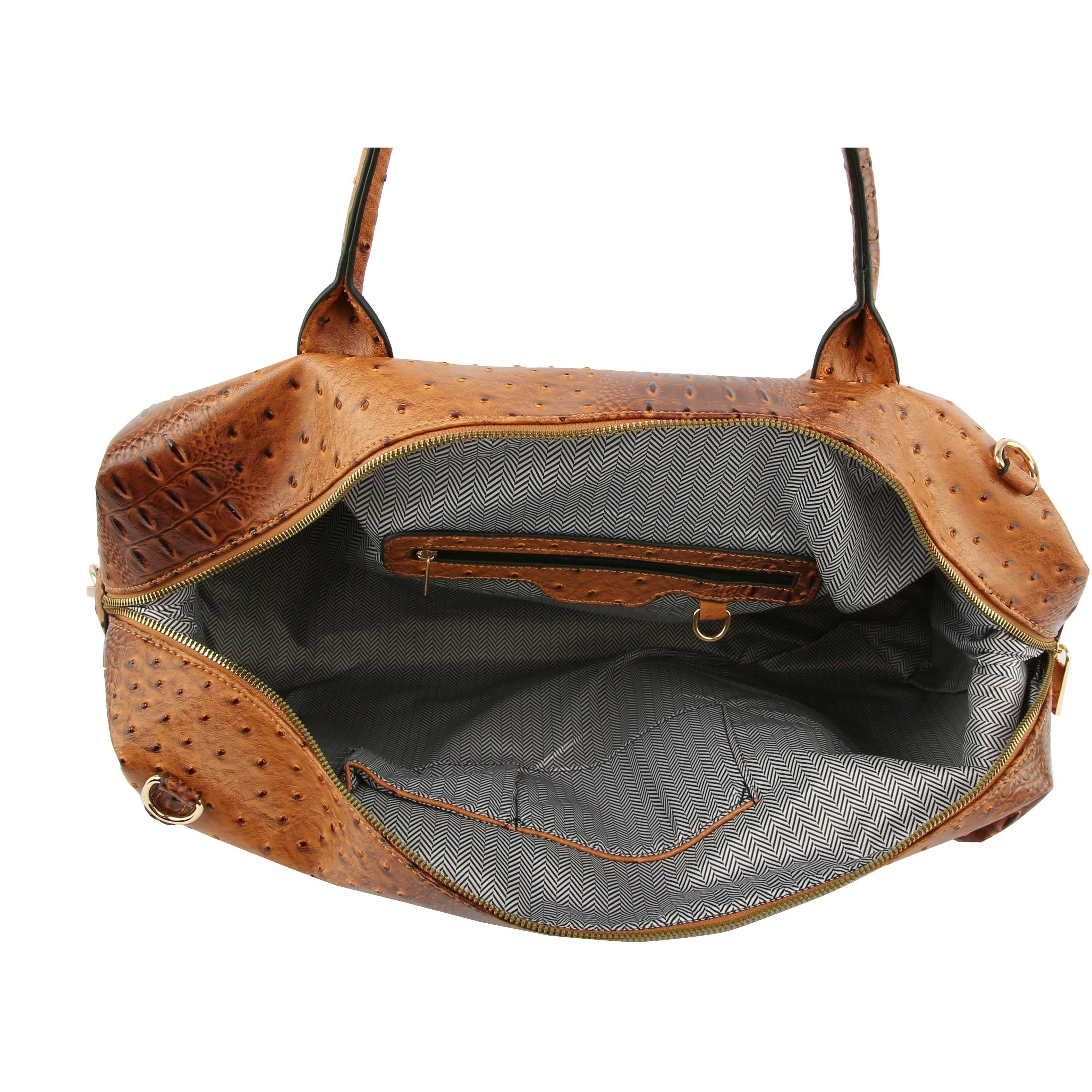 Handbag Factory Corp - Wholesale Duffel- en weekendtas - Dames - Croc reistas van groot formaat3
