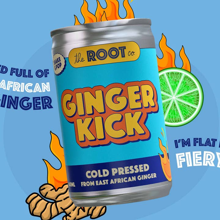 East African Root Ginger Kick for wholesale by The Root Co