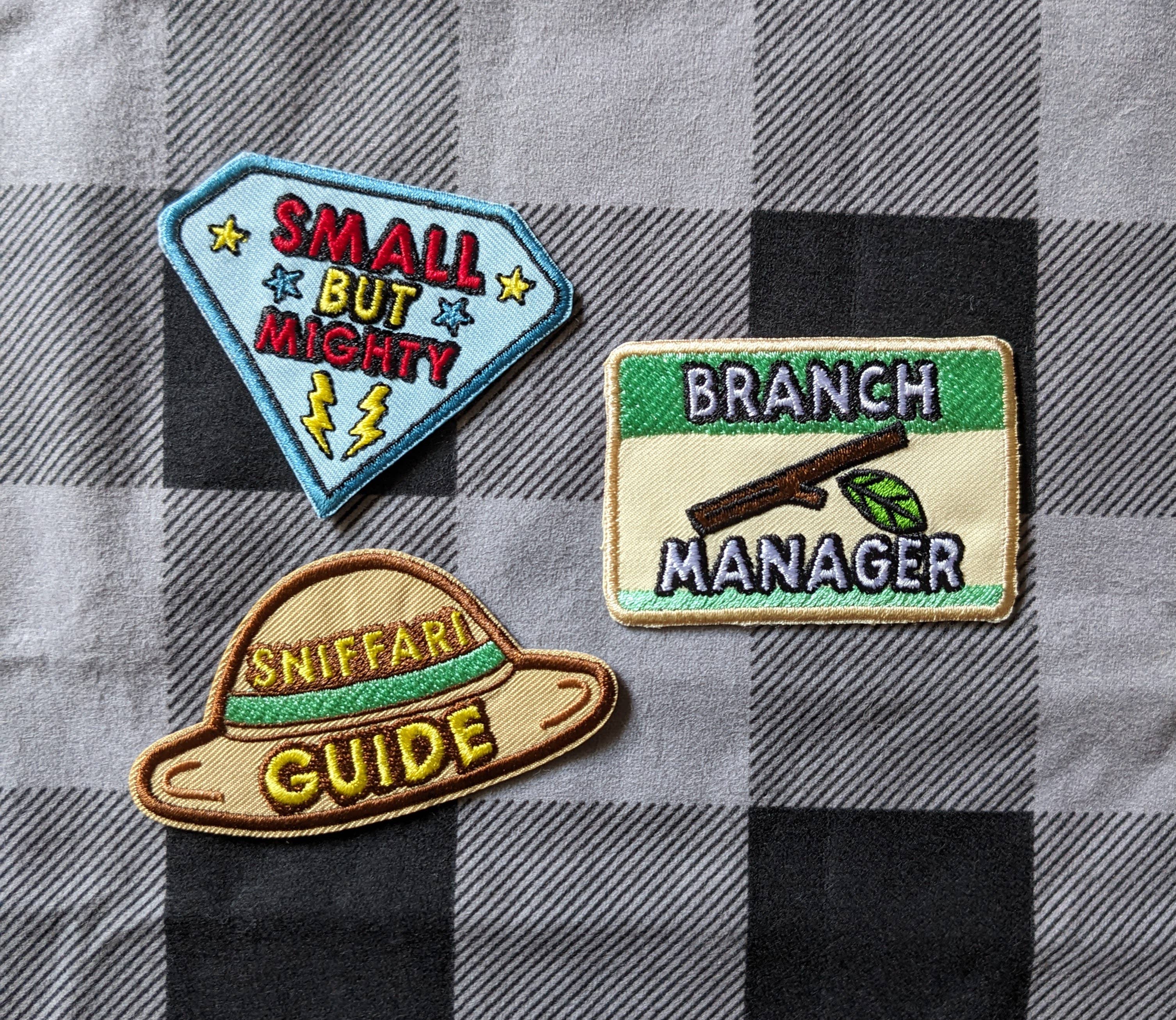 Colored Up Pup - Vente Écusson - Patch thermocollant Branch Manager pour chiens1