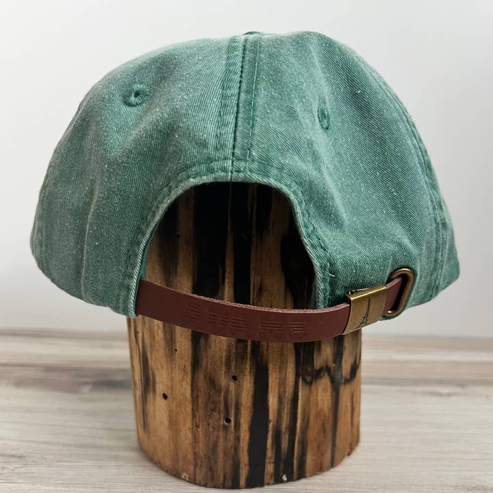 Blu Mountain Co. - Wholesale Baseball Cap - Unisex - Wisconsin Hat with Leather Patch - WI Baseball Cap