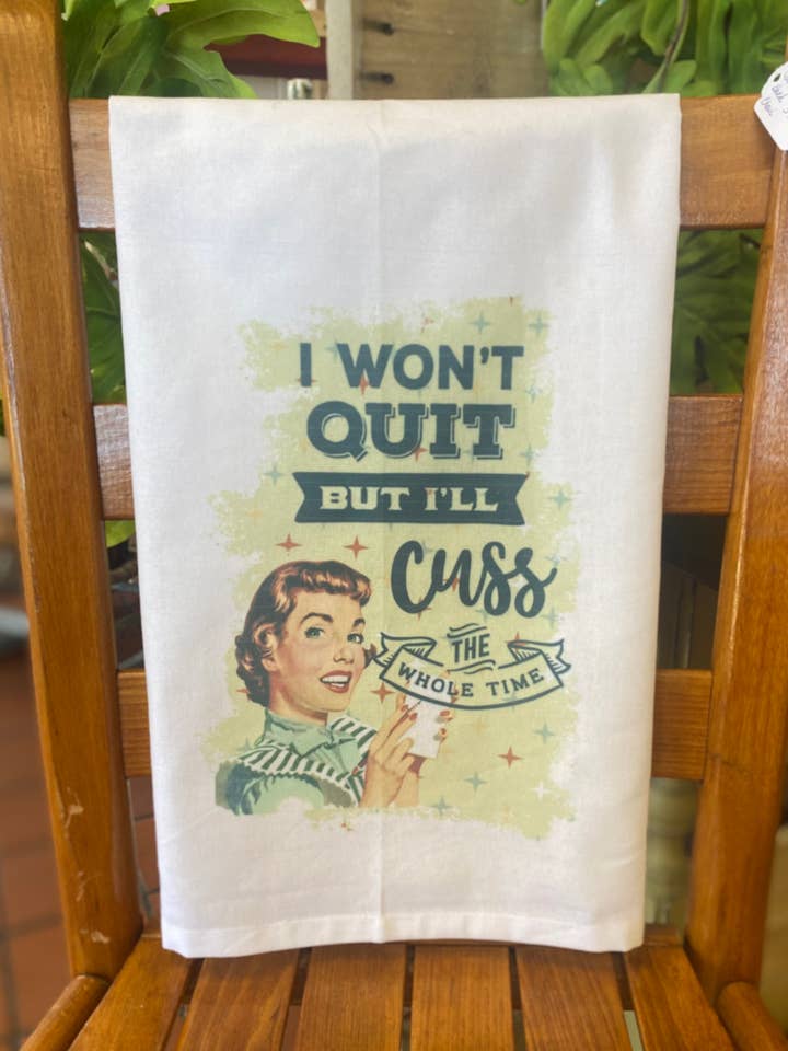 Novelty Cotton Tea Towel for wholesale by DejaVu and New