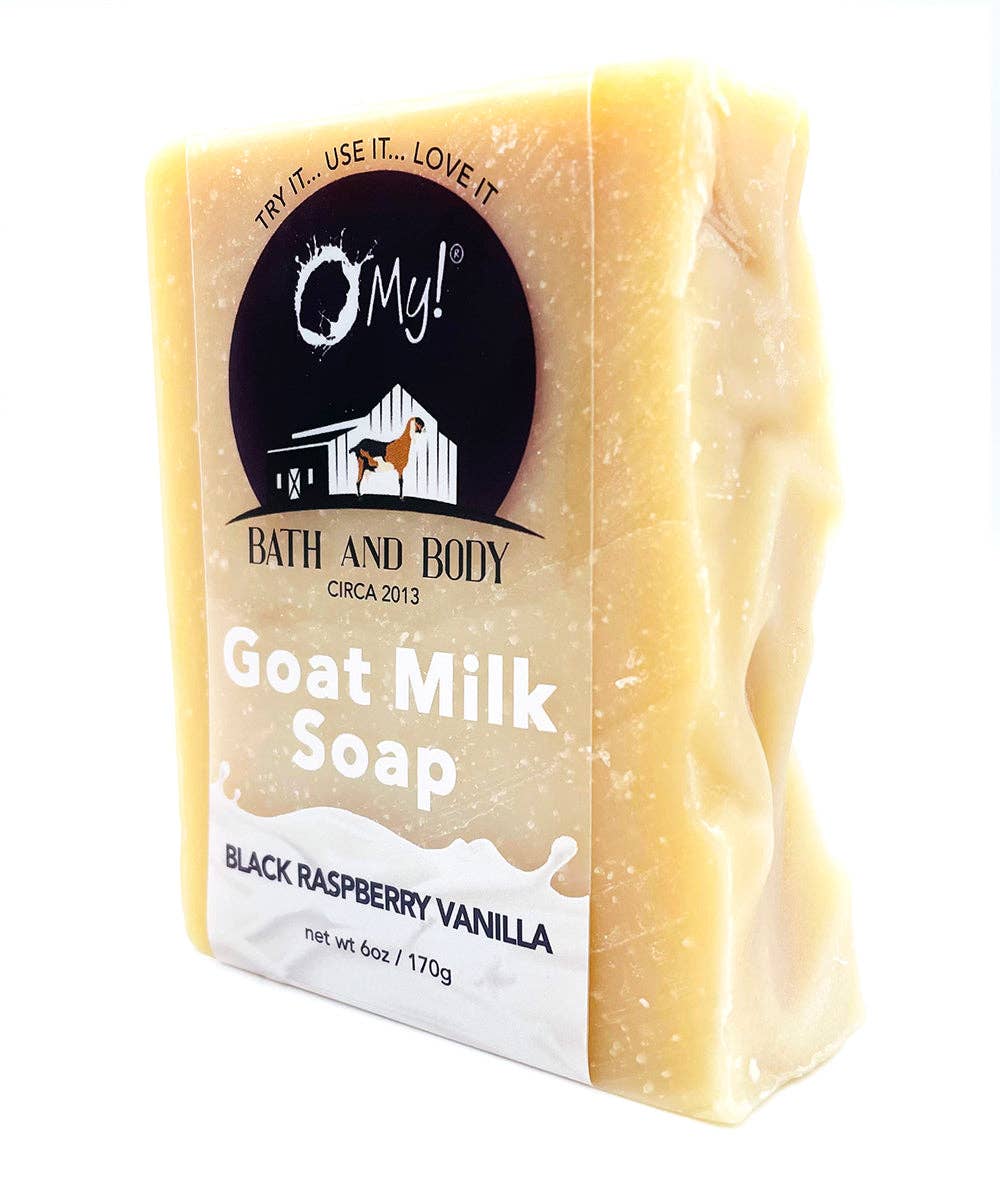 O My! Bath and Body - Vente Pains de savon - O mai ! Savon au lait de chèvre 6 oz | Fabriqué avec du lait de chèvre frais de la ferme | Sans parabens et plus | Fabriqué à la main aux États-Unis2