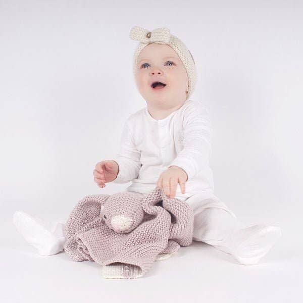 Wool Couture Company - Wholesale Knitting/Crochet Supplies - Mabel Bunny Baby Comforter Knitting Kit2