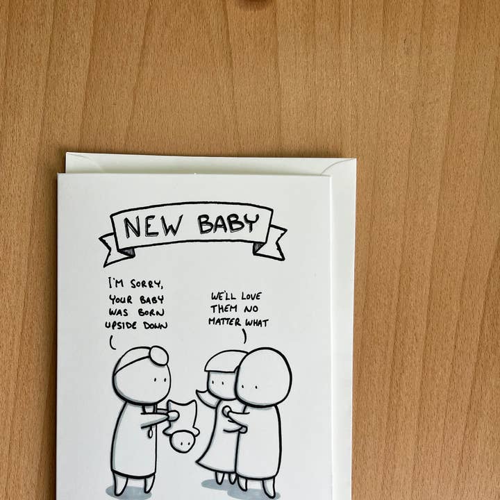 Bébé à l'envers pour la vente par Rob Stears Illustration