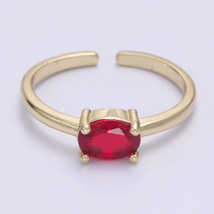 Dainty Solitaire cz Ring för minimalistiska smycken U-269 för wholesale av Aim Eternal