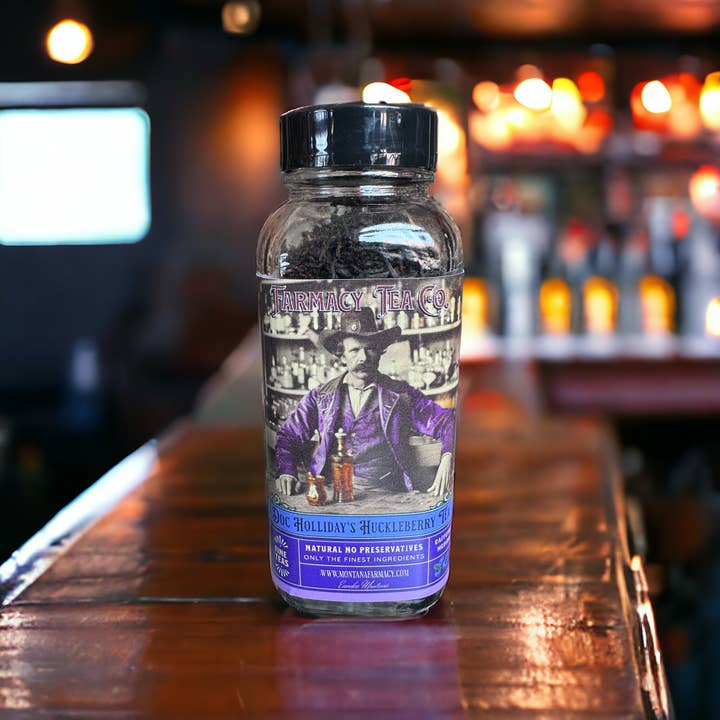 Montana Farmacy - Wholesale Loose tea - Doc Holliday's Wild West Huckleberry Elixir Tea Vintage1