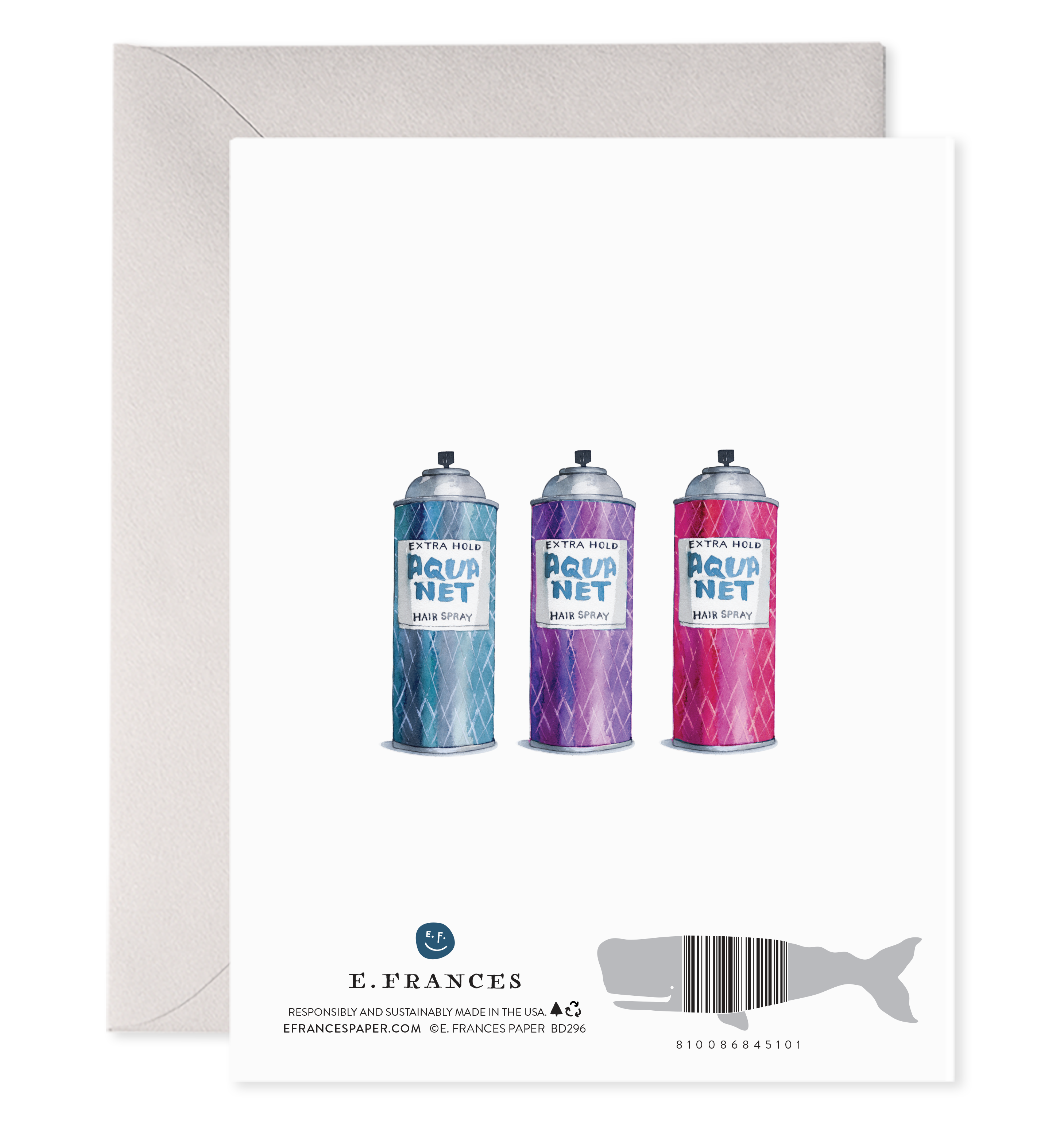 E. Frances Paper – wholesale Födelsedagskort – Aquanet Bday | Hairspray födelsedag gratulationskort1