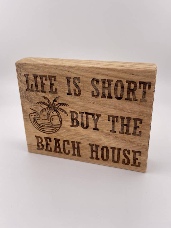 AB Mini Sign - Casa sulla spiaggia per la vendita all'ingrosso da parte di AB Handcrafted