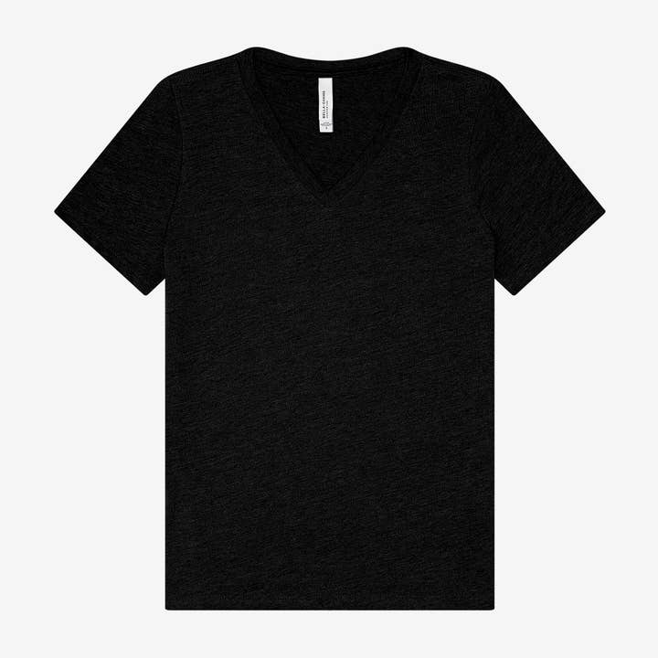 Custom Women's Relaxed Jersey V-Neck T-Shirt for wholesale by As You Wish Apparel