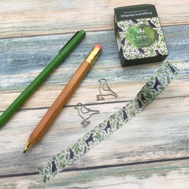 Svart Labradorhund Washi-tejp för wholesale av Samantha Hall Designs