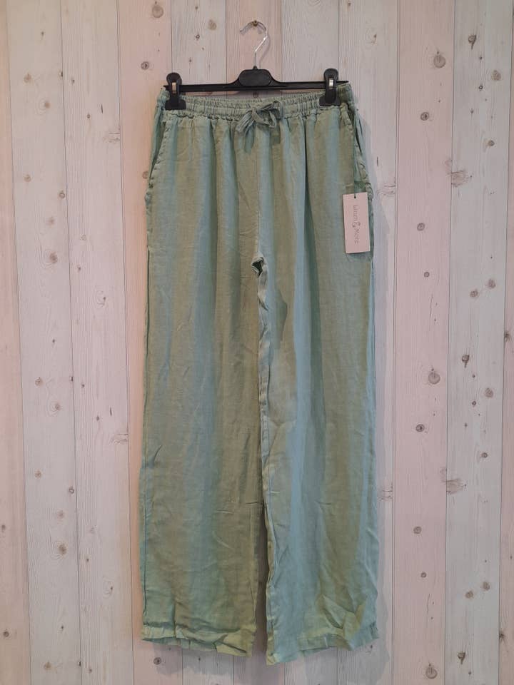 Linen & More - Venta al por mayor Pantalones - Mujer - REF 30132 PANTALON BASICO PATA RECTA LINO 100%5