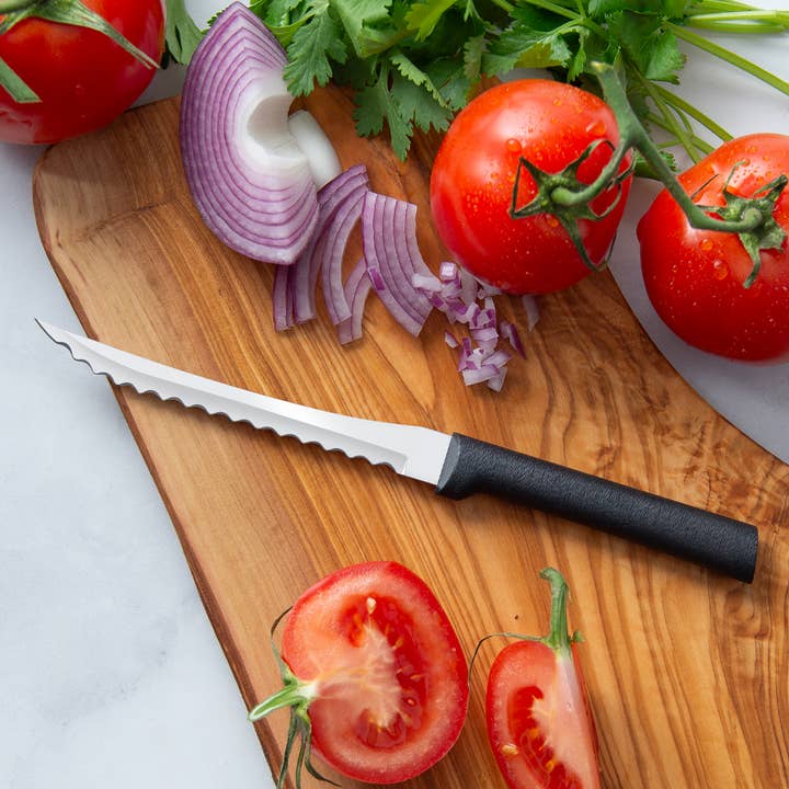 Rada Cutlery - Wholesale Kitchen/Utility Knife - Black Tomato Slicer ProPack1