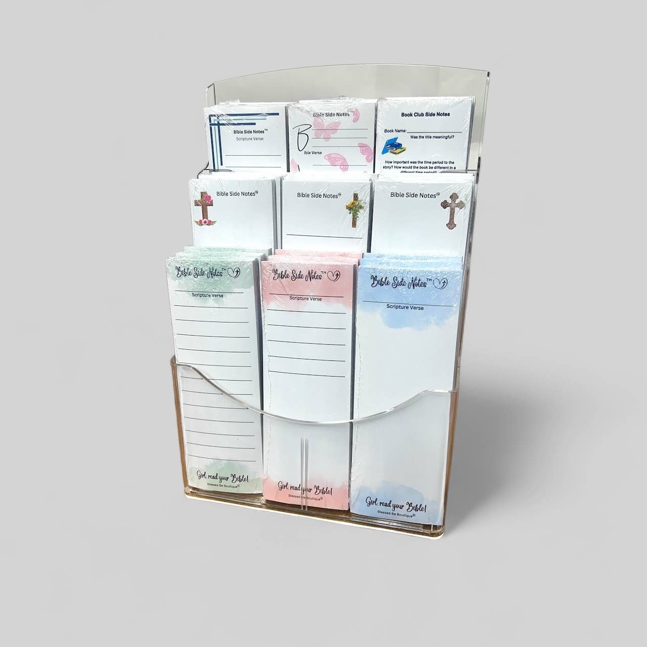 Blessed Be Boutique - Wholesale Retailer Display - Paper & Novelty - Bible Side Notes Wholesale Kit 8