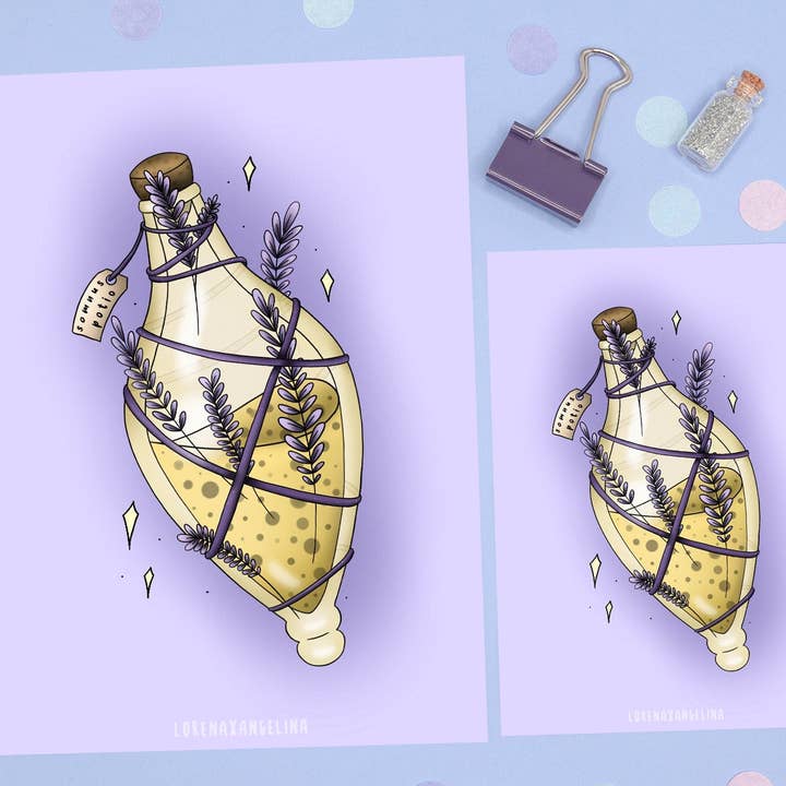 LorenaxAngelina - Wholesale Art Print - Witch Potion art print5