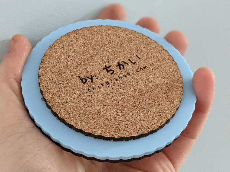 Chikai Shop - Venta al por mayor Posavasos - Juego de posavasos con motivos japoneses de 4 colores pastel6