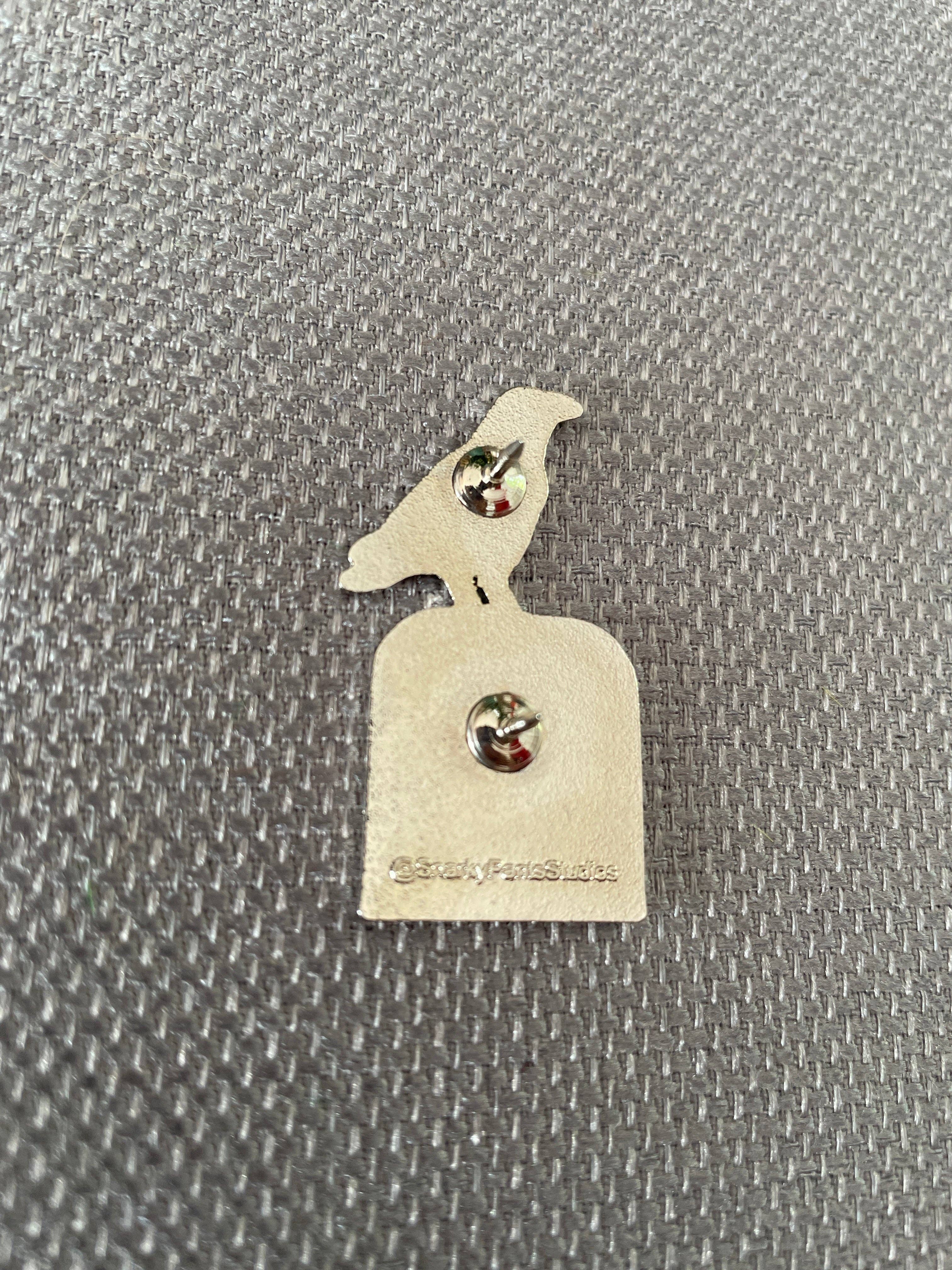 Snarky Pants Studios - Wholesale Lapel Pin/Button - Support Your Local Murder Crow Enamel Pin, Murder Crow Pin, Black Crow Pin, Funny Pin2