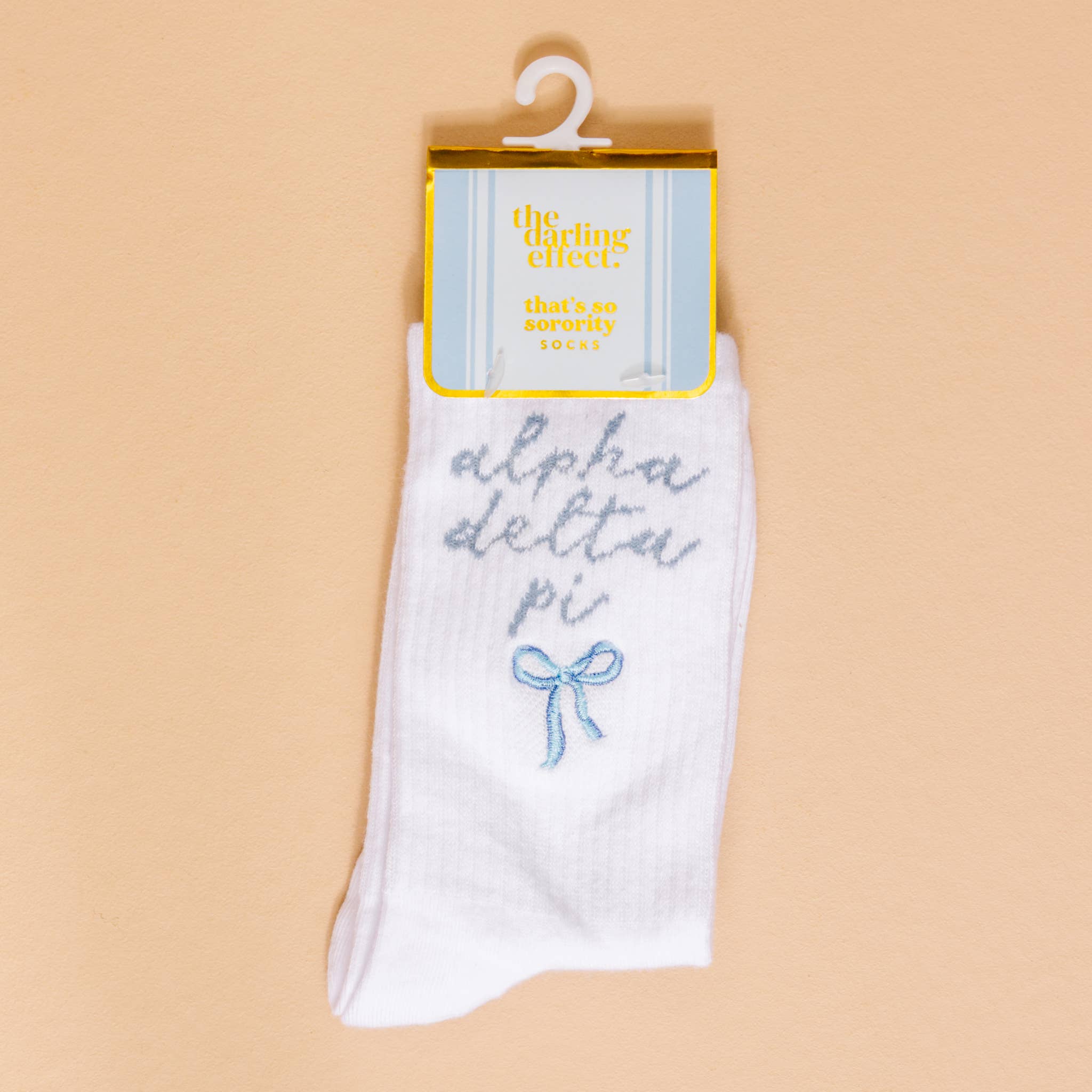 The Darling Effect - Vente Porte-clés – femme - Chaussettes montantes brodées de sororité1