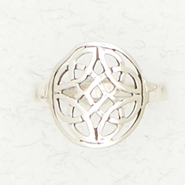 Nirvana - Wholesale Cocktail/Statement Ring - Sterling Silver Ring - Celtic Weave