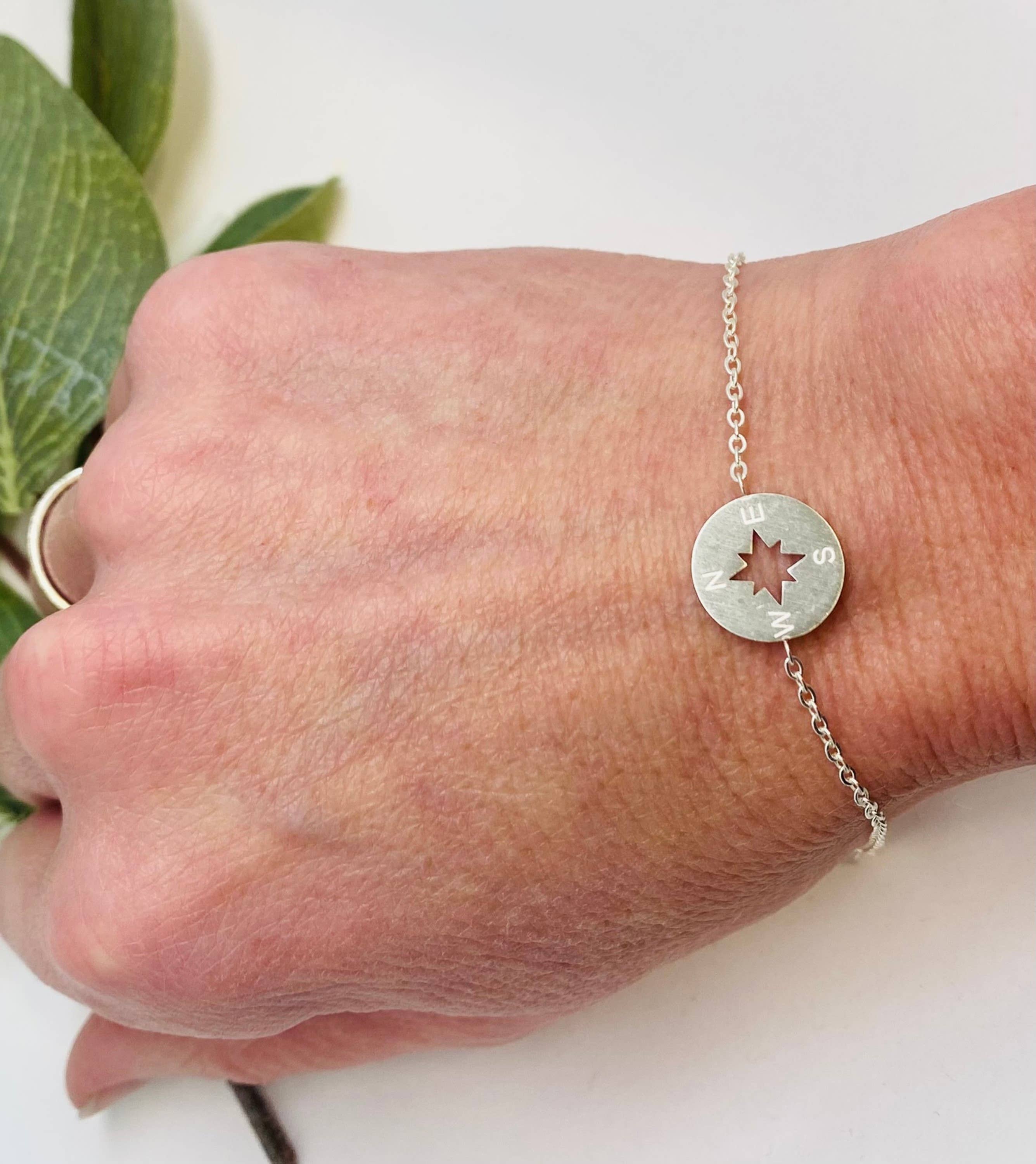 Little Happies Co - Wholesale Charm/Dangle Bracelet - Personalized Graduation Gifts, Compass Bracelet for Girls8