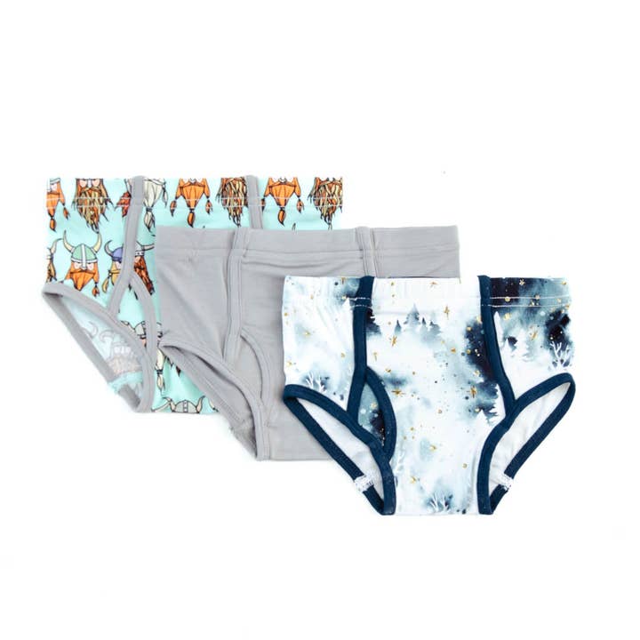 Confezione da 3 slip in bambù per bambino - Bestseller Trio per la vendita all'ingrosso da parte di Dreamiere