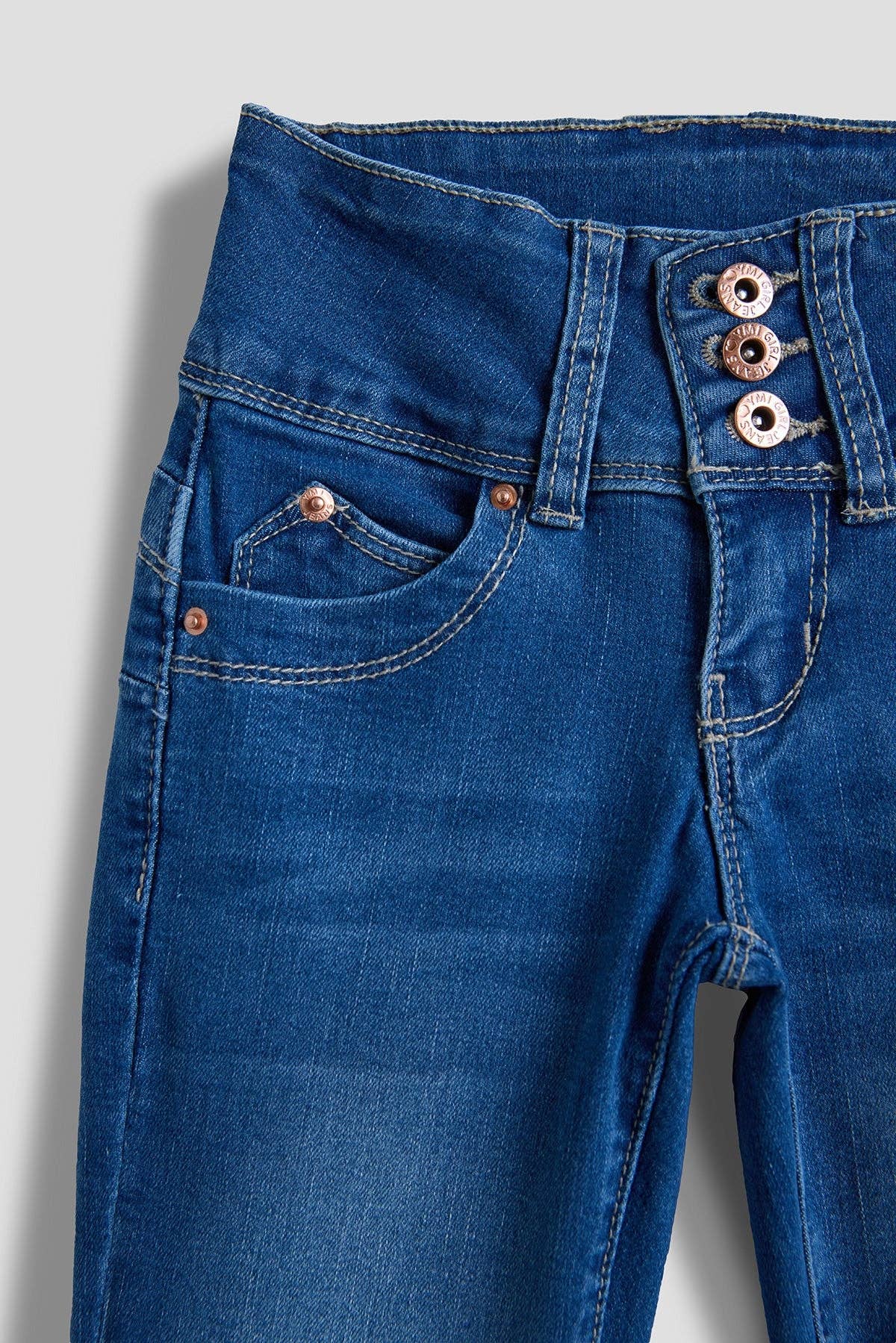 YMI - Venta al por mayor Vaqueros - Niños - Girls WannaBettaFit 3-Button Clean Hem Skinny -GP23775319