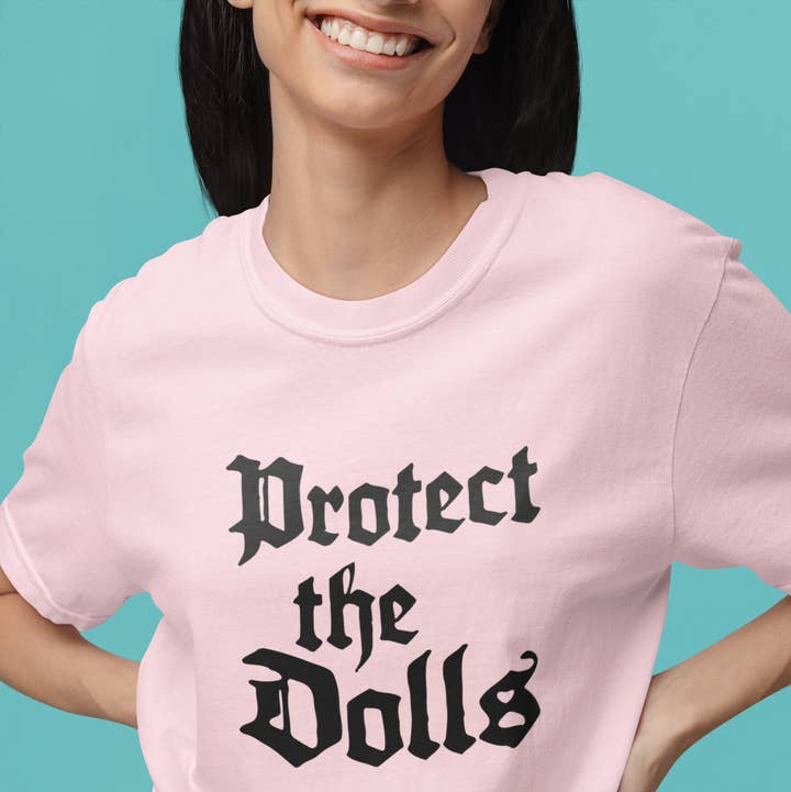 Kennidi Co. - Wholesale Screen Printed T-Shirt - Women's - Protect The Dolls Old Style Comfort Colors T-shirt6