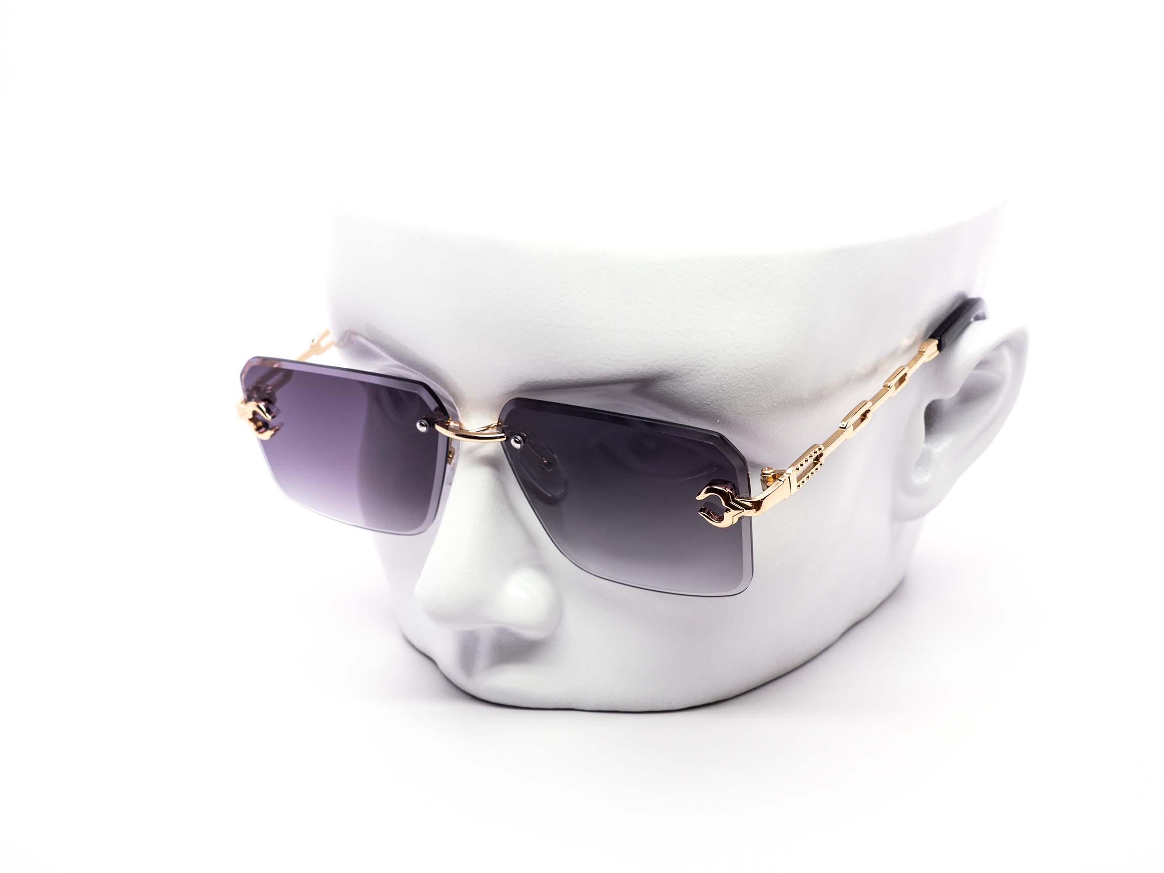 Still Friday - Vente Lunettes de soleil – unisexe - Lot de 12 lunettes de soleil métalliques avec verres dégradés carrés et monture sans cerclage3