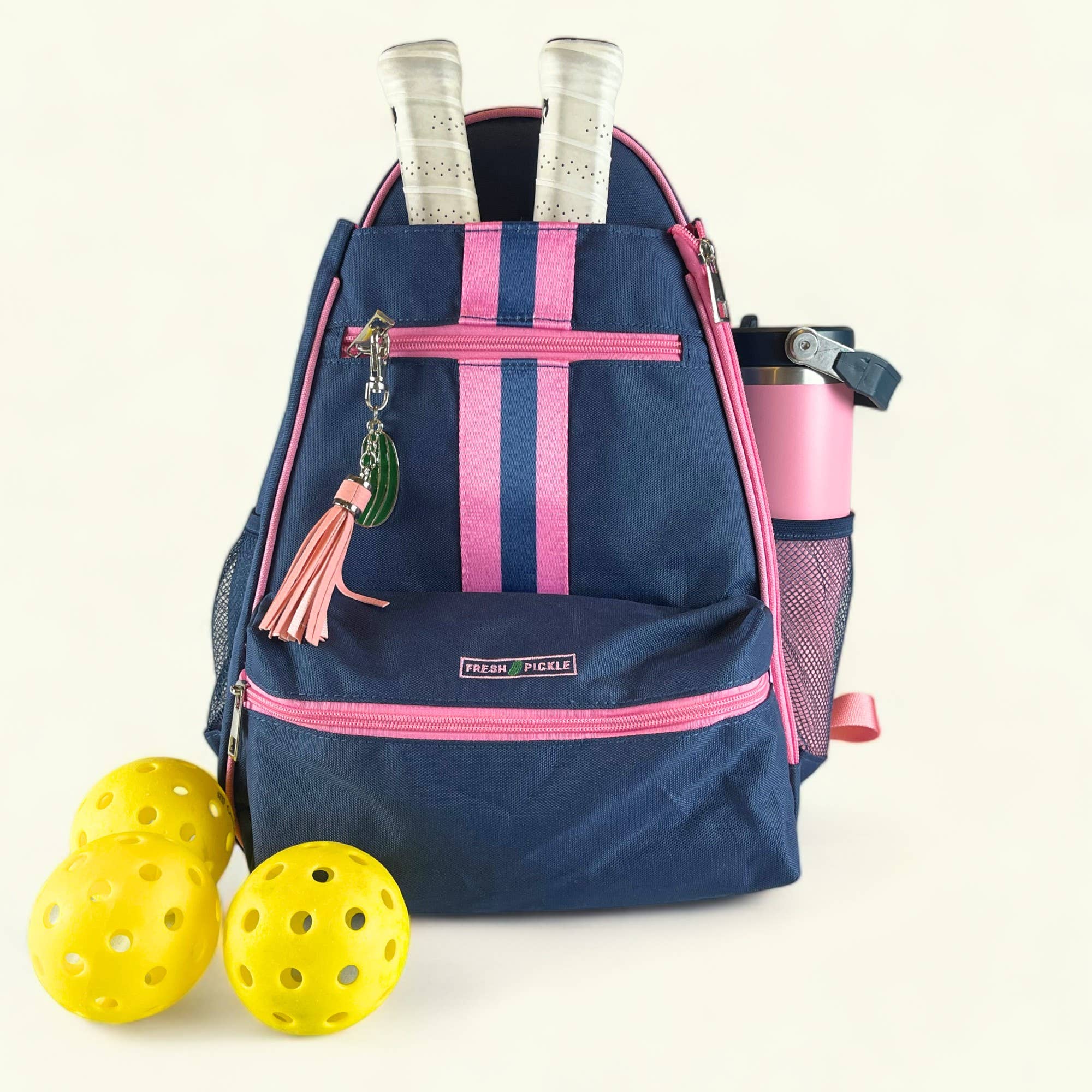 Fresh Pickle – wholesale Sports bag – Unisex – Teddi Pickleball Backpack Black/White8