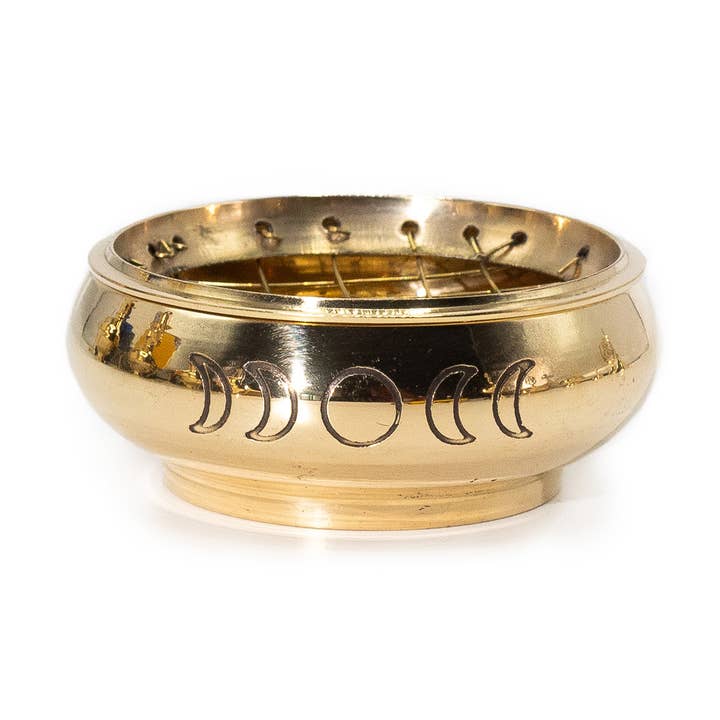 Grote Houtskool Wierookpot - Maanfasen voor wholesale door AWGifts Europe