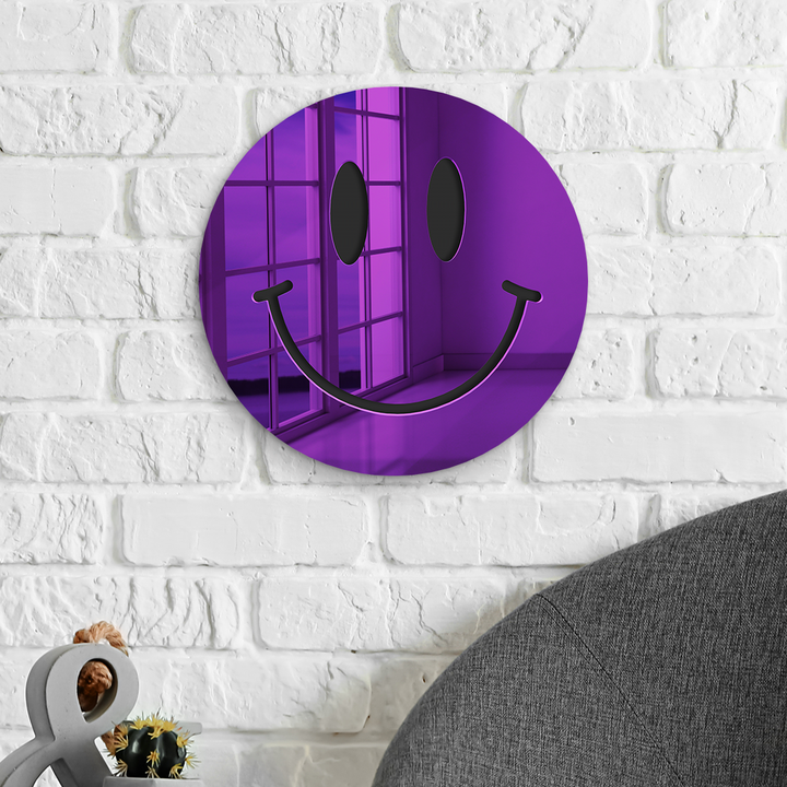 4ArtWorks – wholesale Wall mirror – Happy Face | Acrylic Art | Mirrored Wall Decor3