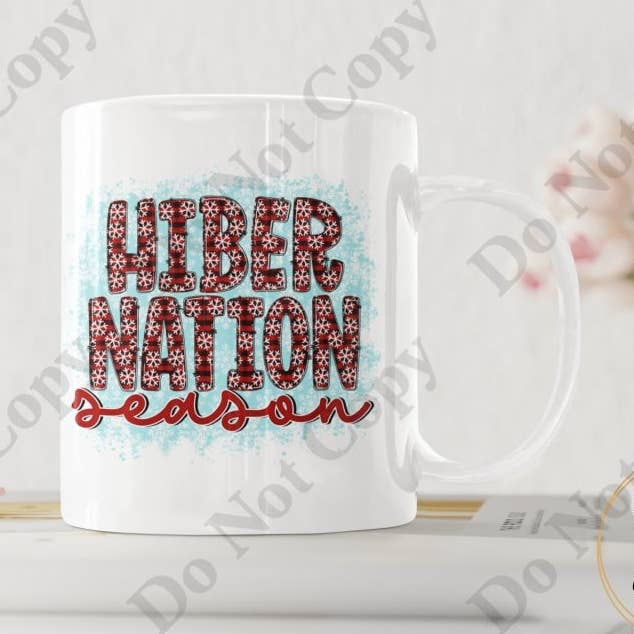Caneca de café - Hiber Nation Season por atacado de Words of Ivy