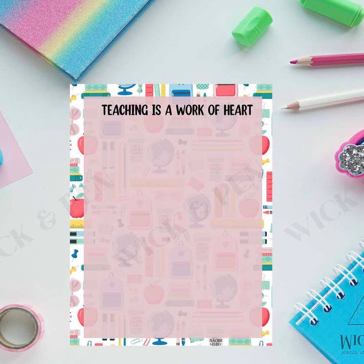 Arbejde af Heart Notesblok for engroshandel hos WICK & PEN