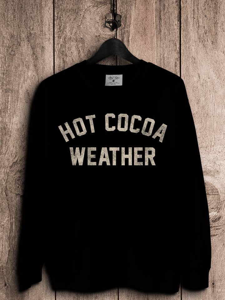 Hot Cocoa Vejr Sweatshirts for engroshandel hos Lotus Fashion Collection