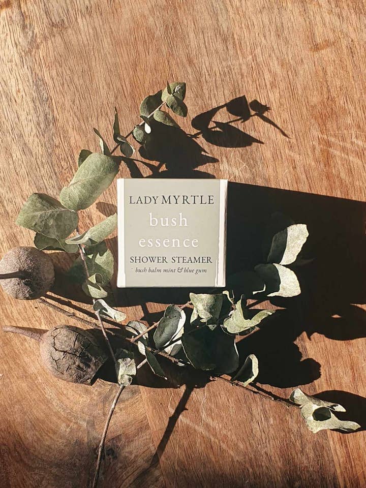 Bush Essence - Shower Steamer large - native essential oils for wholesale by Lady Myrtle