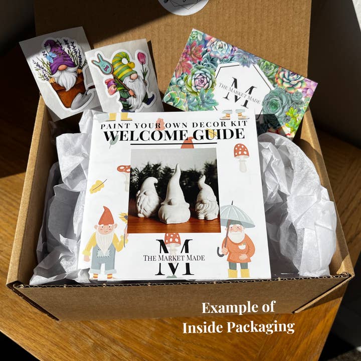 The Market Made - Wholesale DIY Craft Kit - Paint Your Own Mushroom Kit | Paint Your Own Decor Activity Set | Paint Your Own Handmade Concrete Gift Set6