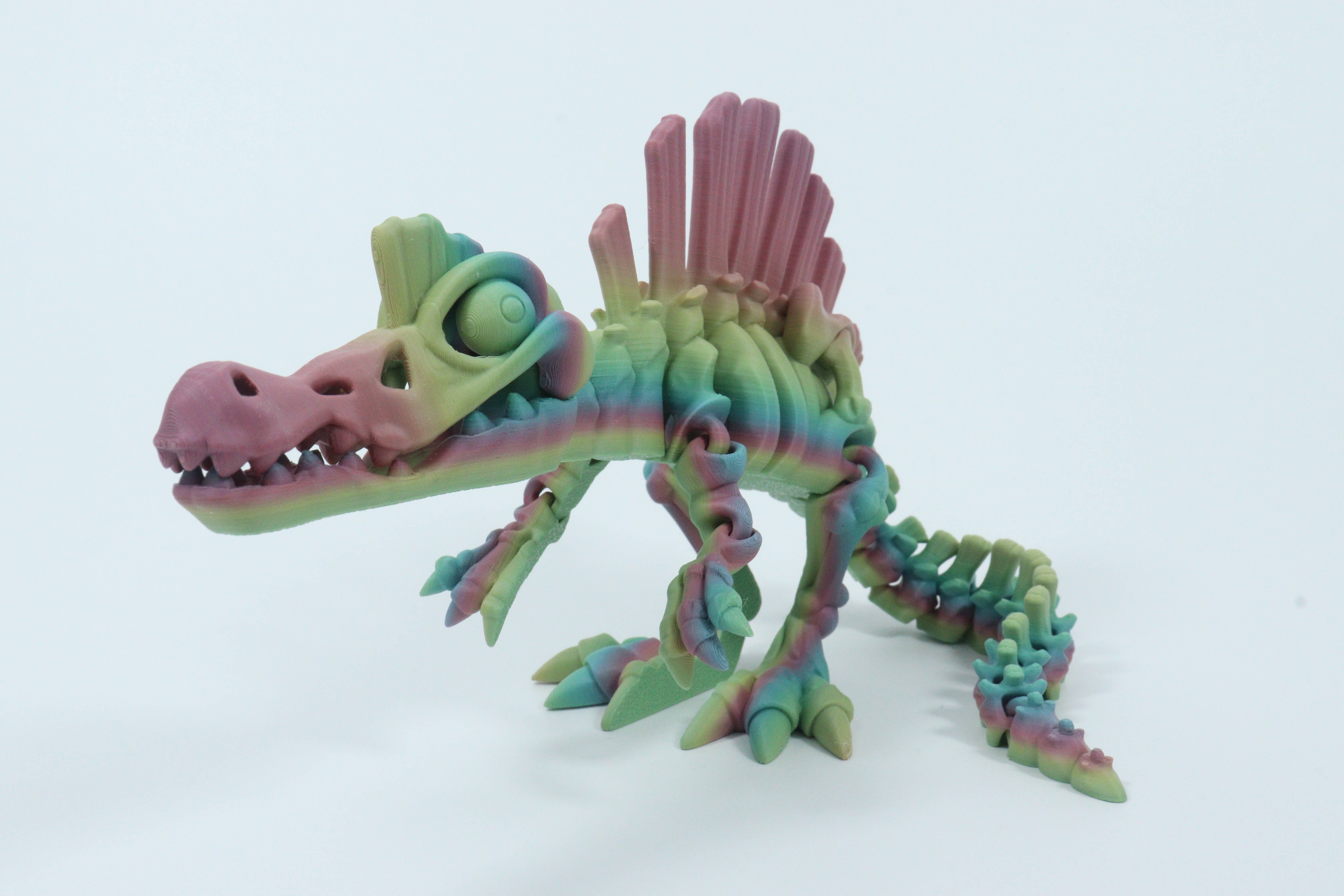 MrSpinner - Wholesale Figurine Toy - Kids - Boneyard Buddies - Spinosaurus Skeleton Dinosaur