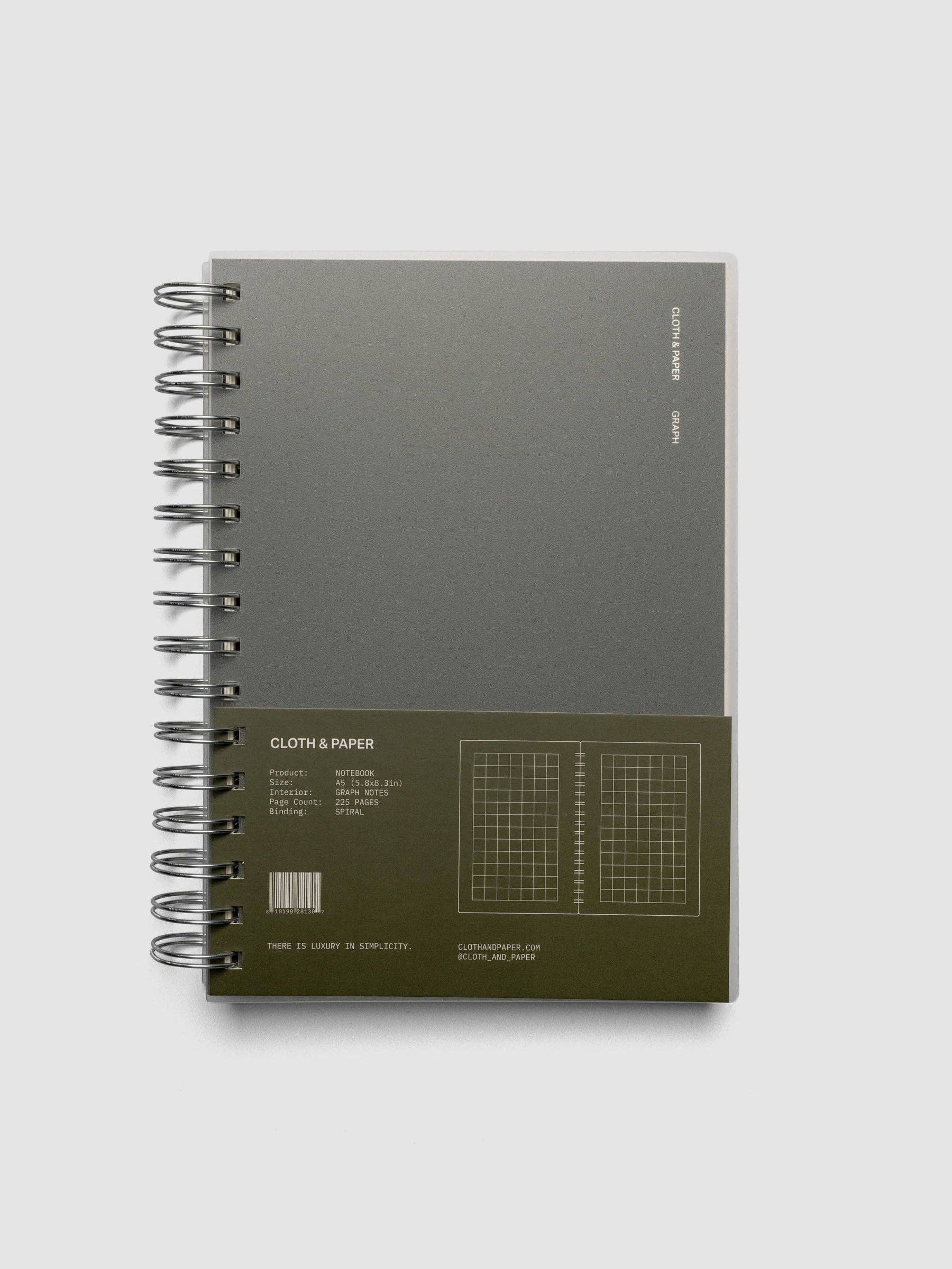 Cloth & Paper - Wholesale Notebook - Spiral Notebook | A514