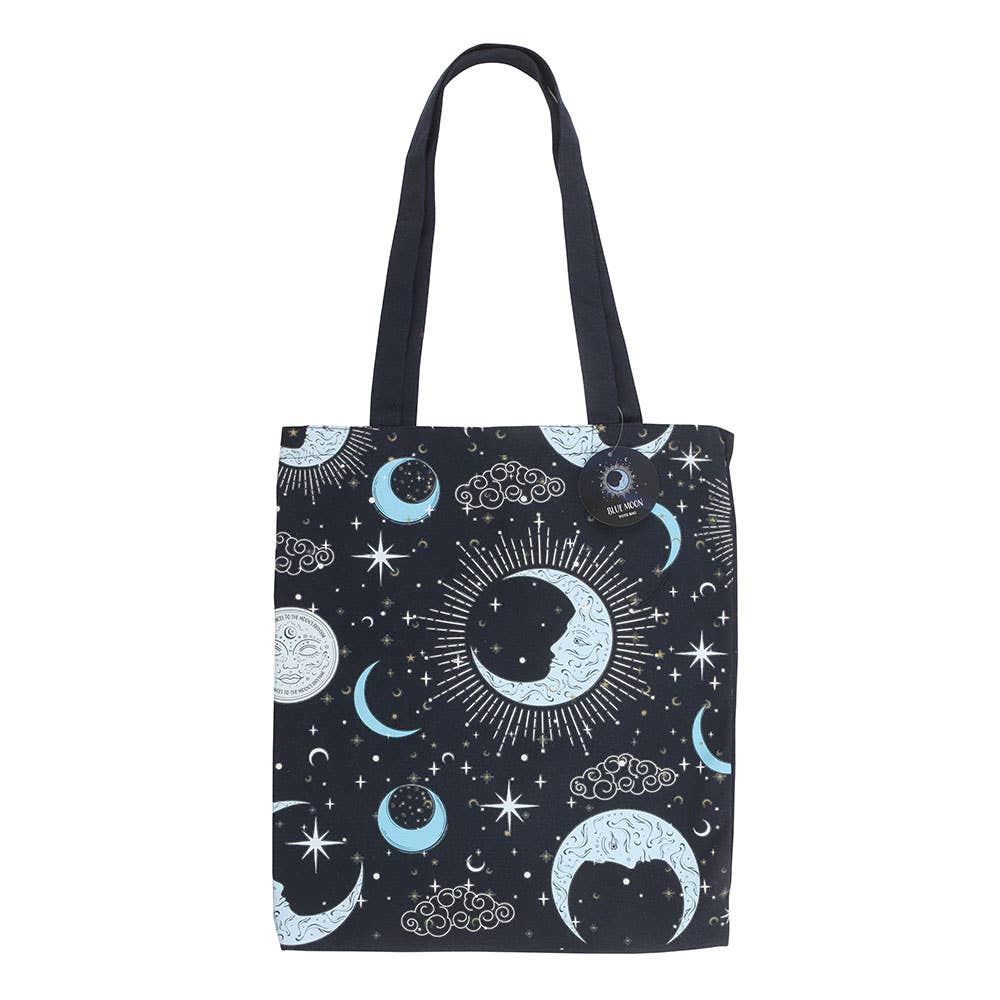 Something Different Wholesale - Wholesale Tote Bag - Women's - Blue Moon Print Tote Bag2