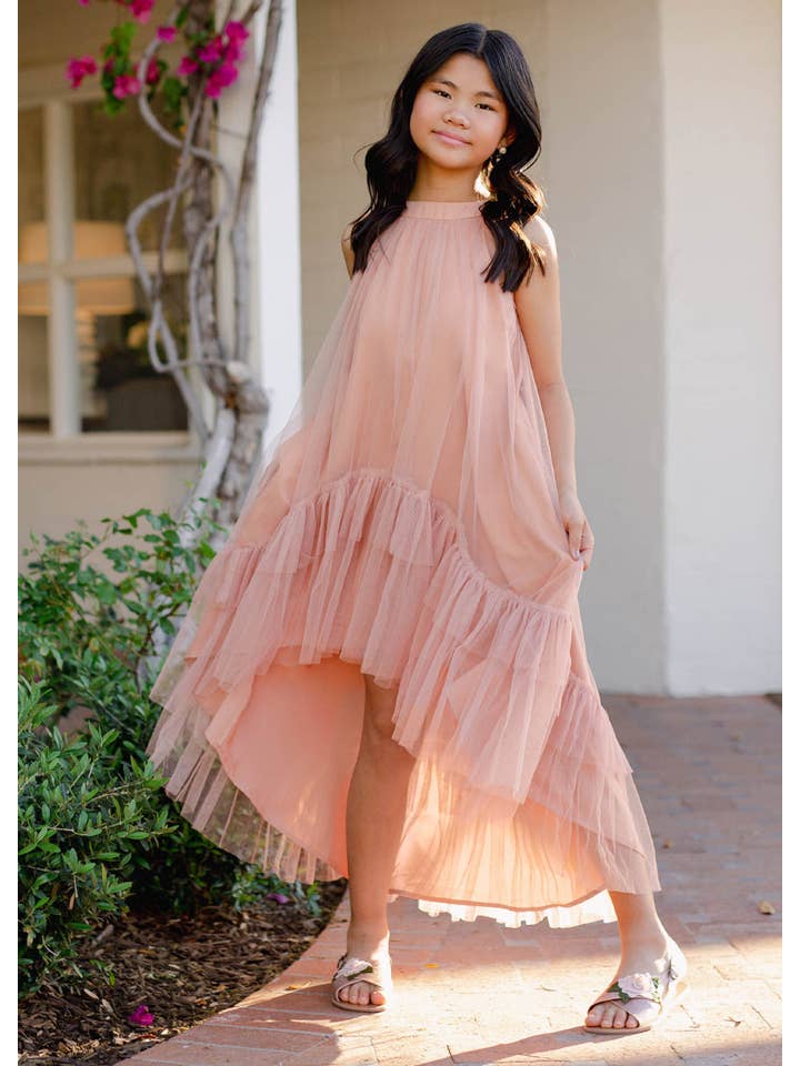 Joyfolie - Wholesale Dress - Kids - Fay Dress in Desert Shell