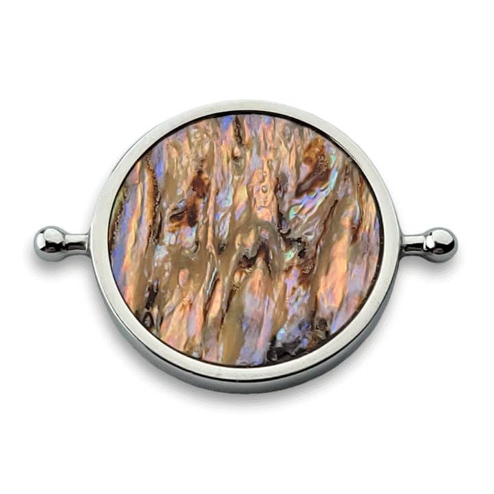 CONQUERing - Wholesale Spiritual Stone/Crystal - Abalone Shell Round Crystal Element
