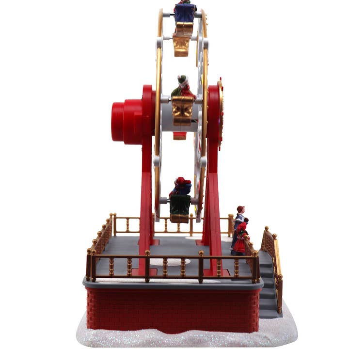 Top Treasures - Vendita all'ingrosso Decorazione natalizia - Ruota panoramica natalizia - Musical animato pre-illuminato2