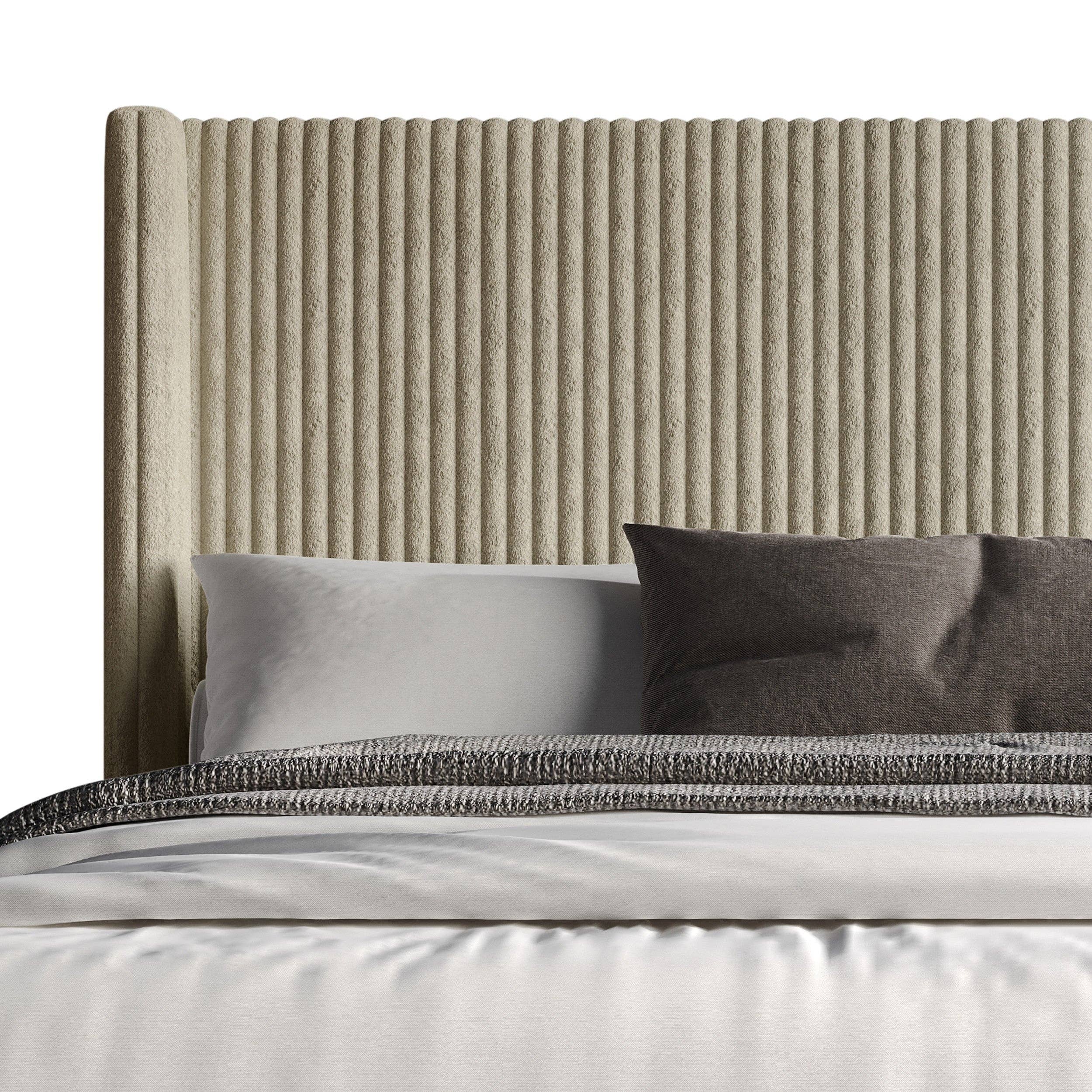 Home Design - Wholesale Bed - Duluth Corduroy Velvet Upholstered Platform Bed6