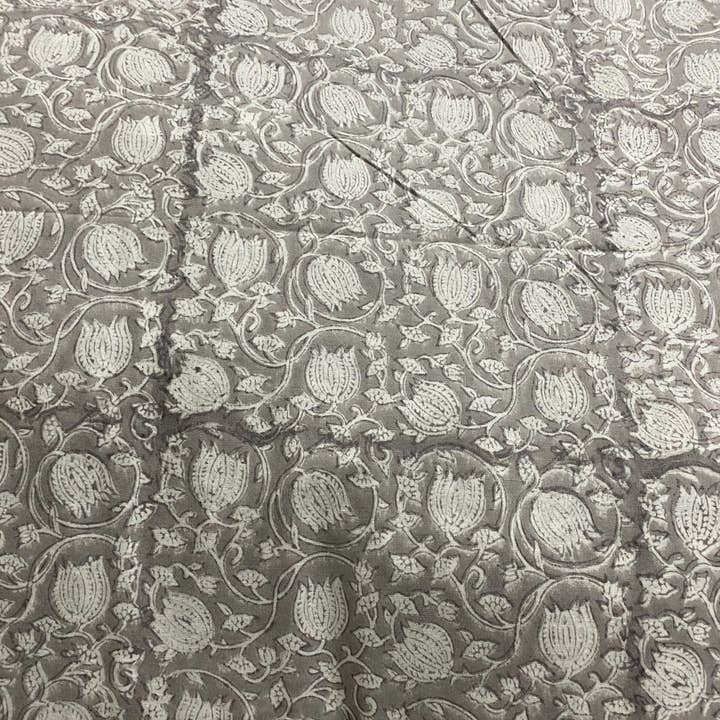 Maple Village Lane – wholesale Fabric – Indian Cotton Block Print Fabric by the Yard -Sewing and Quilting Fabric