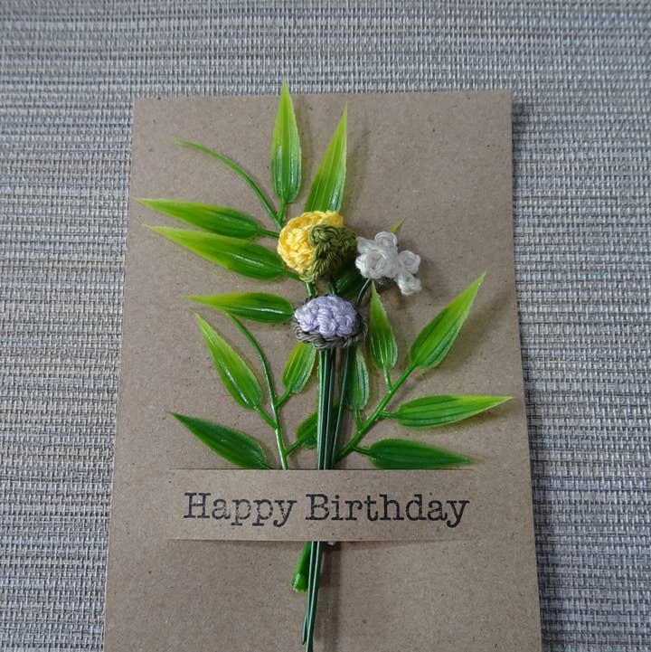 Knuffelsenzo - Wholesale Artificial Flowers - Bouquet card, Congratulations, Happy Birthday7